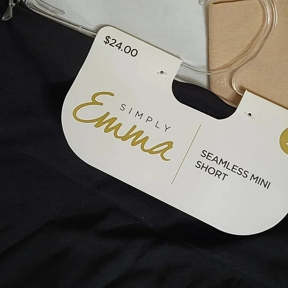 2 Pack Simply Emma Plus High Waist Thigh Shaper Beige & Black‎ NWT - Picture 6 of 8